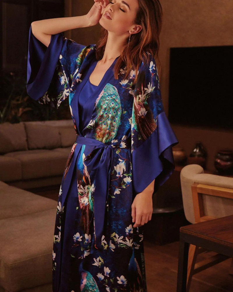 Копринено кимоно Silk Nightwear