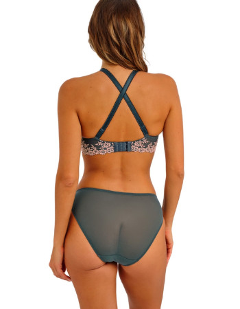 Сутиен с банели и V образно деколте Embrace Lace Dark Slate